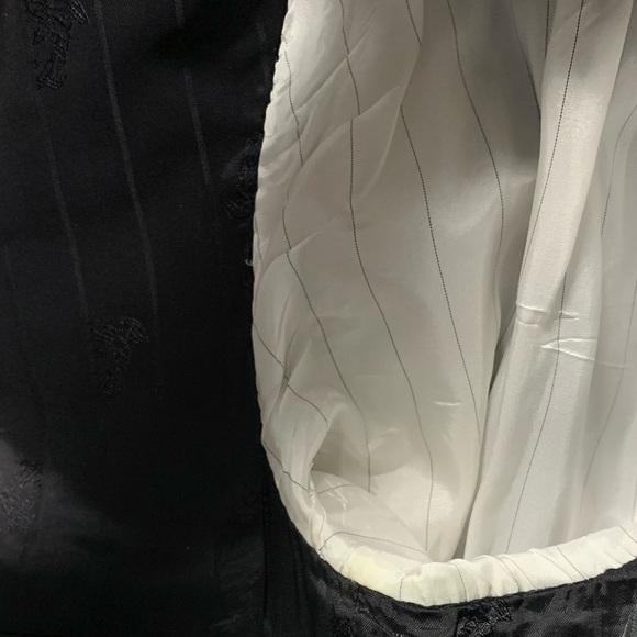 Versace Collection Wool Pinstripe Blazer - Picture 13 of 16